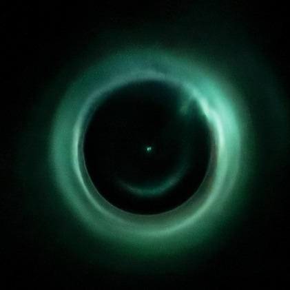 Black hole hero image for the Oracle Zero page